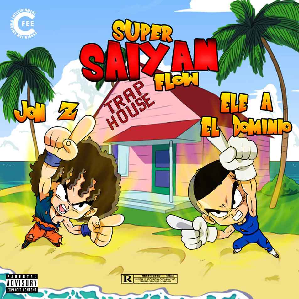 Cartula Frontal de Jon Z & Ele A El Dominio - Super Saiyan Flow