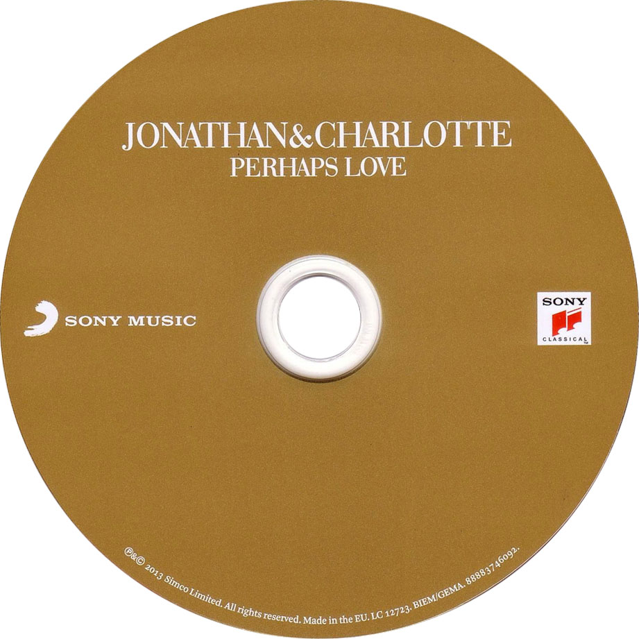 Cartula Cd de Jonathan & Charlotte - Perhaps Love