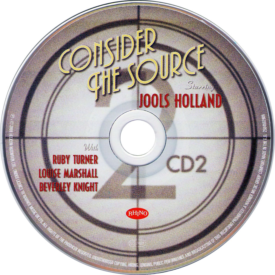 Cartula Cd2 de Jools Holland - The Informer