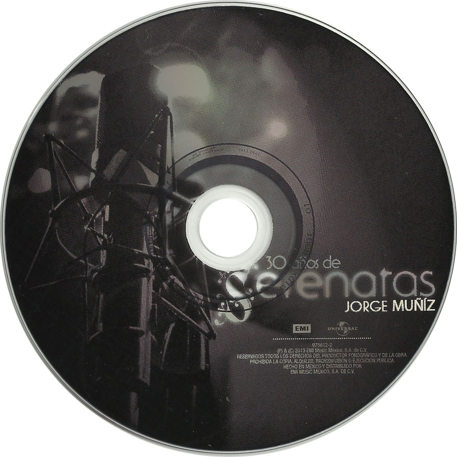 Cartula Cd de Jorge Muiz - 30 Aos De Serenatas: En Vivo