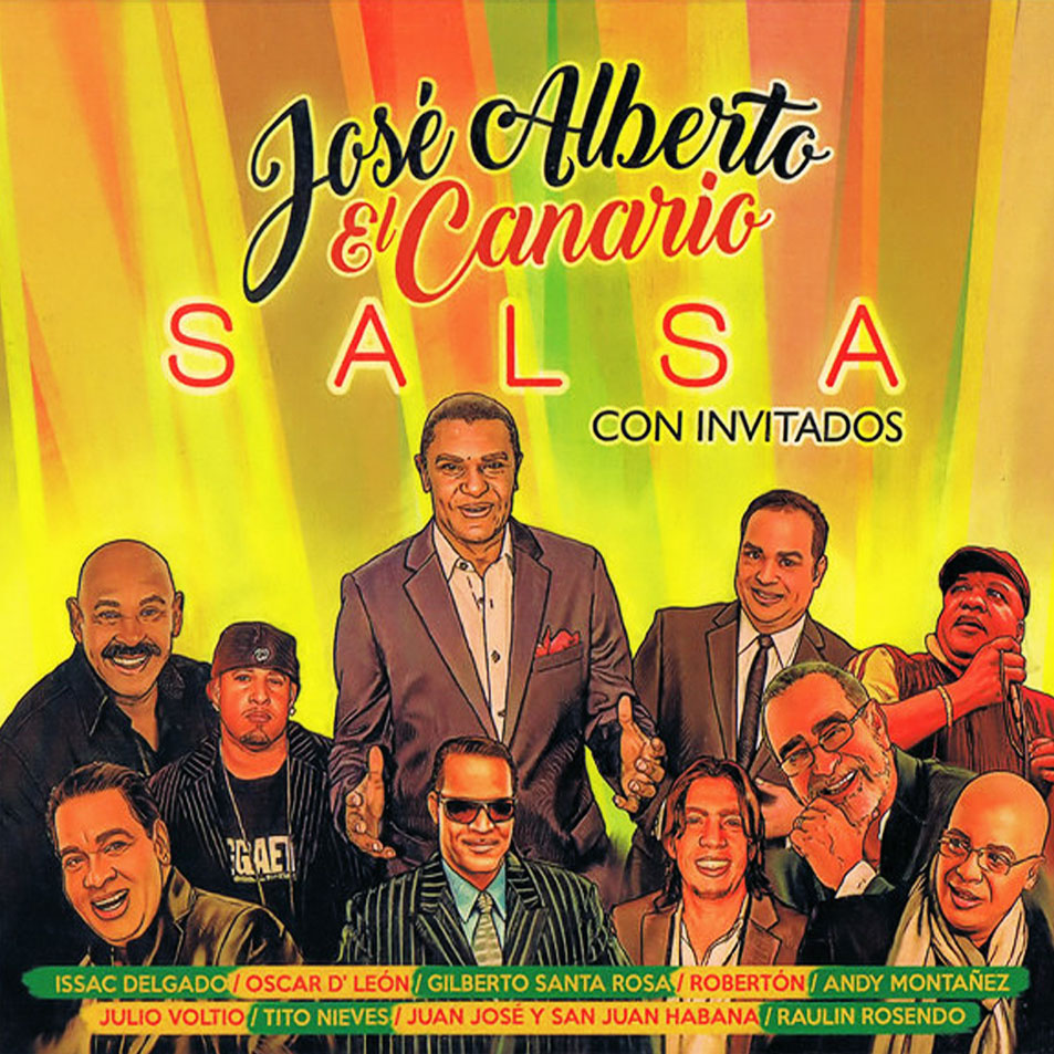 Cartula Frontal de Jose Alberto El Canario - Salsa Con Invitados