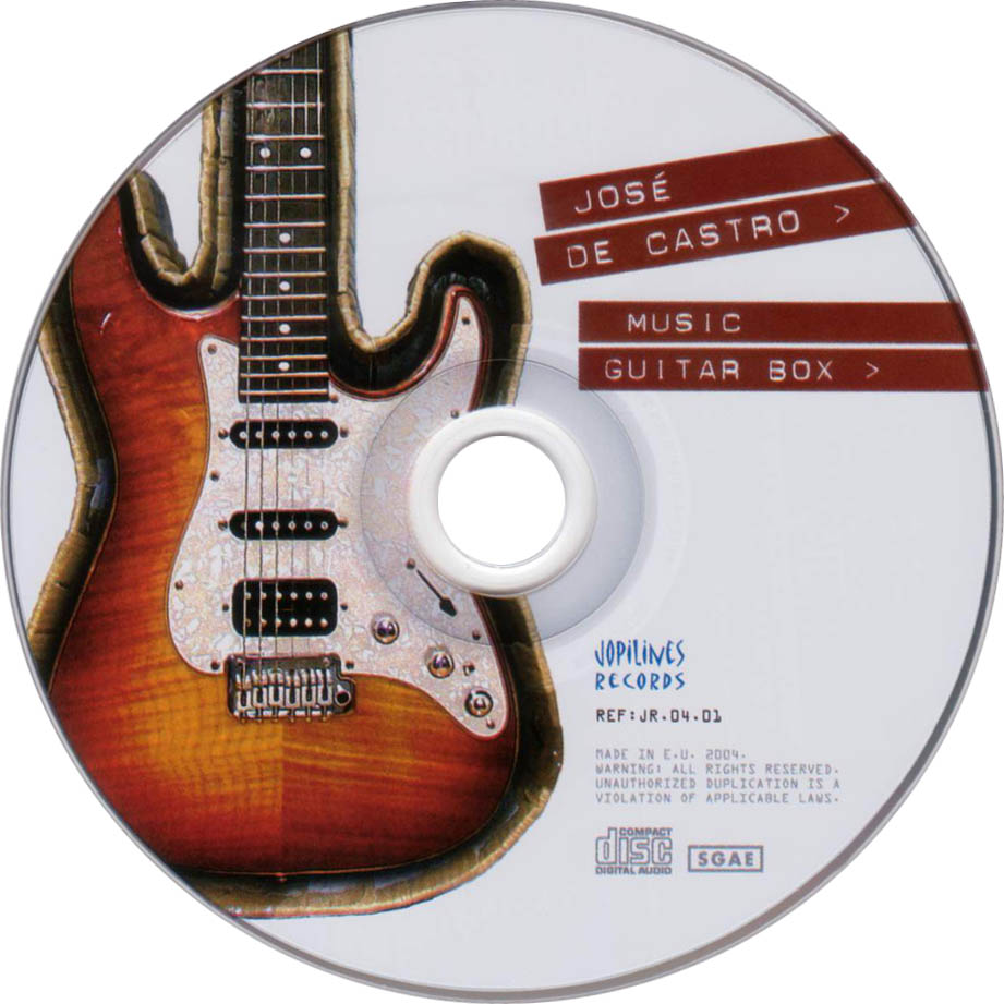 Cartula Cd de Jose De Castro - Music Guitar Box