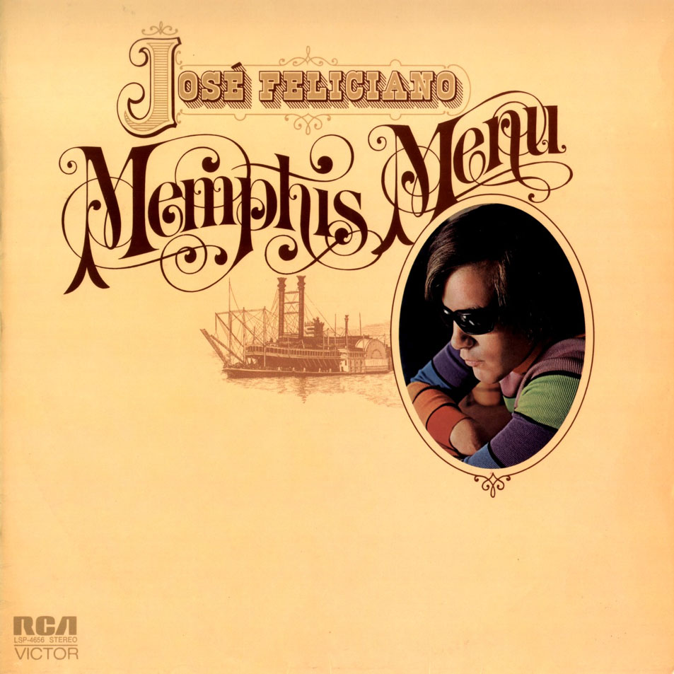 Cartula Frontal de Jose Feliciano - Memphis Menu