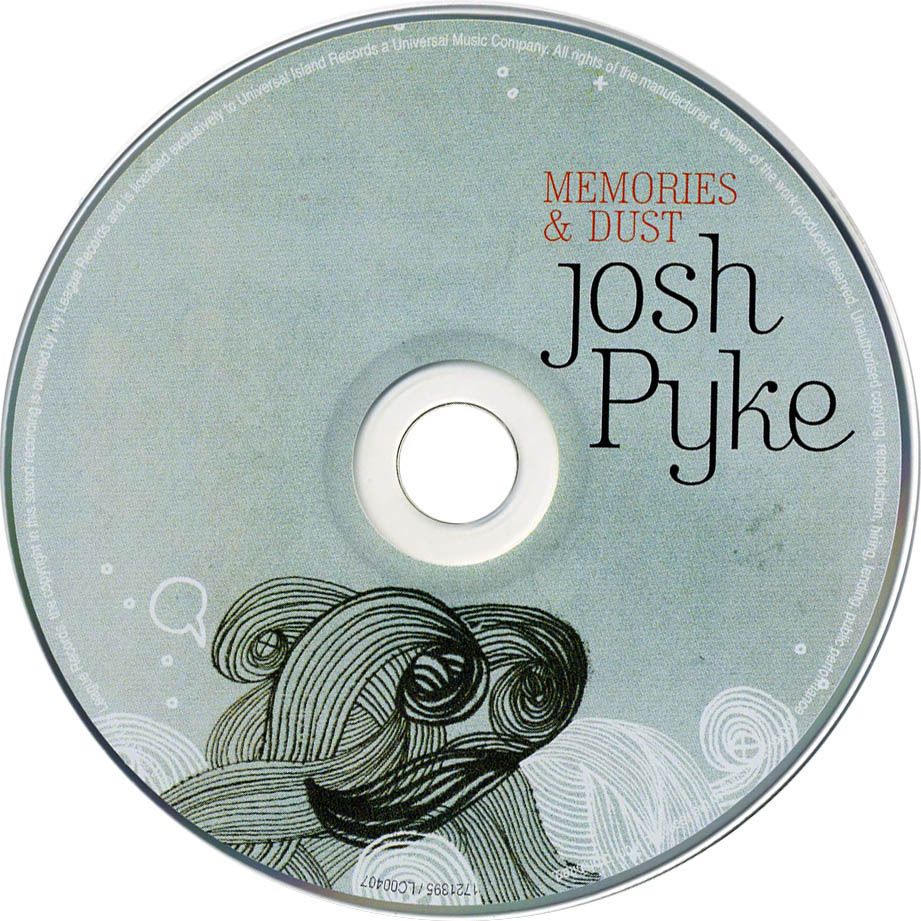 Cartula Cd de Josh Pyke - Memories & Dust