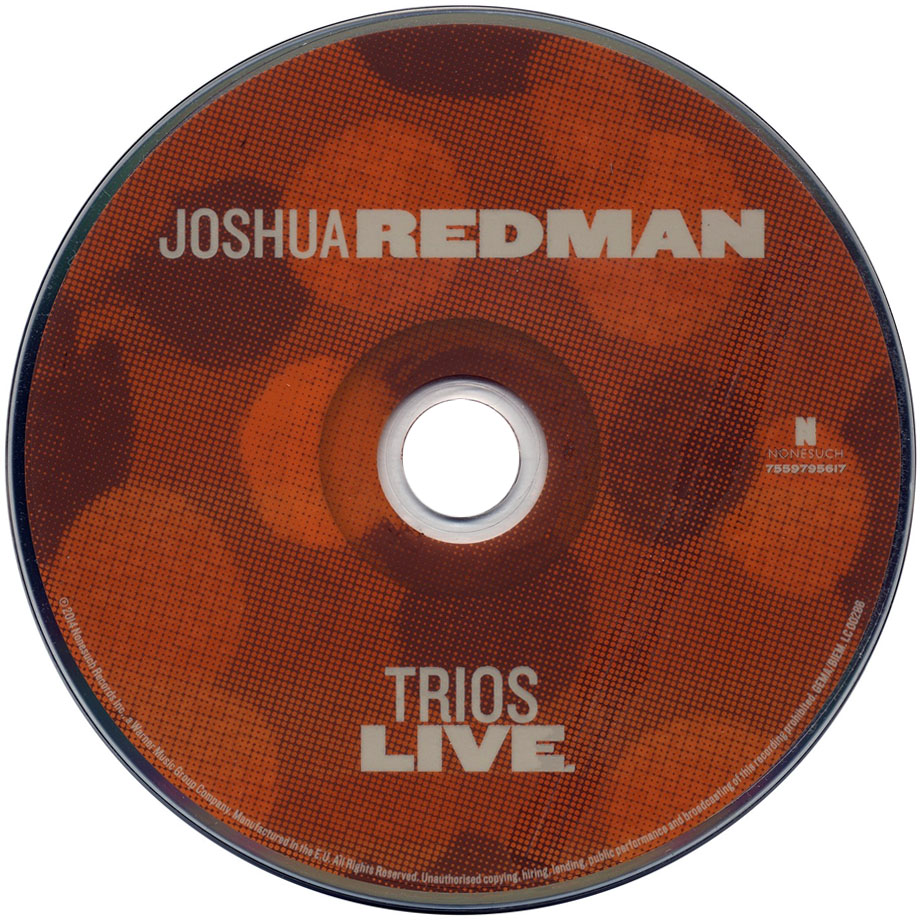 Cartula Cd de Joshua Redman - Trios Live