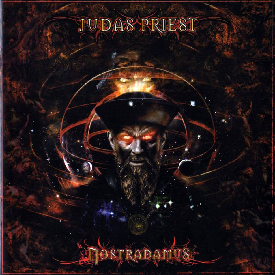 Cartula Frontal de Judas Priest - Nostradamus