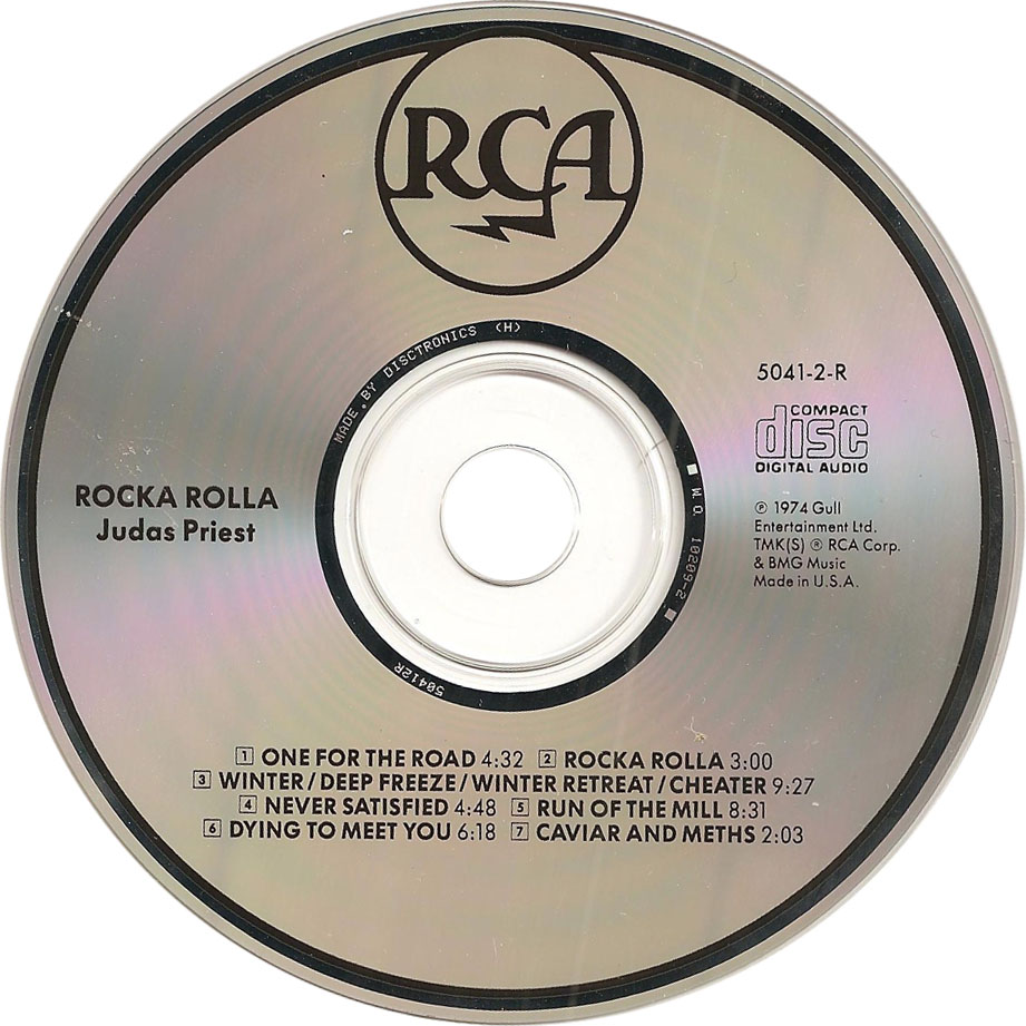 Cartula Cd de Judas Priest - Rocka Rolla (1984)