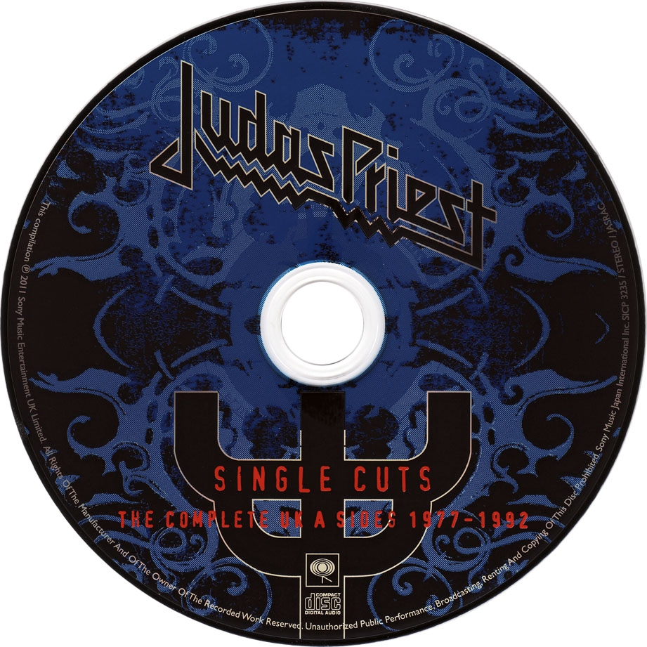 Cartula Cd de Judas Priest - Single Cuts