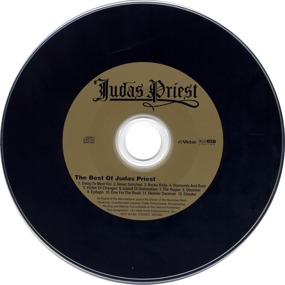 Cartula Cd de Judas Priest - The Best Of Judas Priest (Japan Edition)