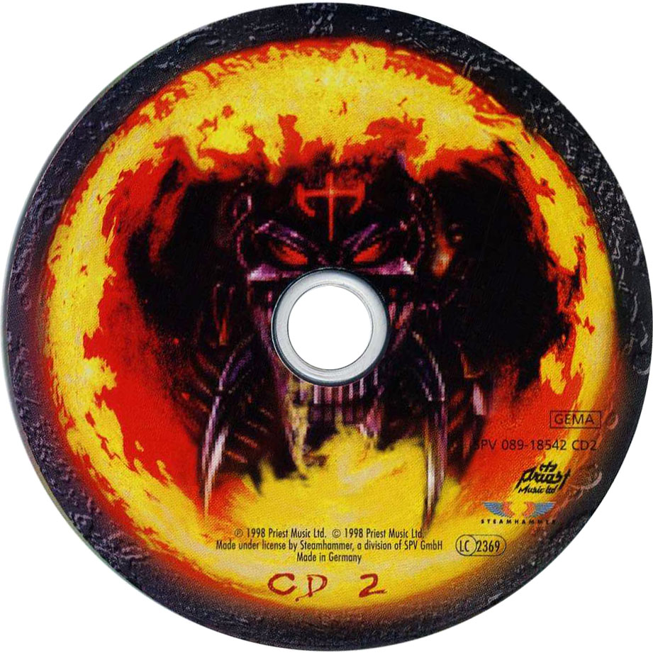 Cartula Cd2 de Judas Priest - '98 Live Meltdown