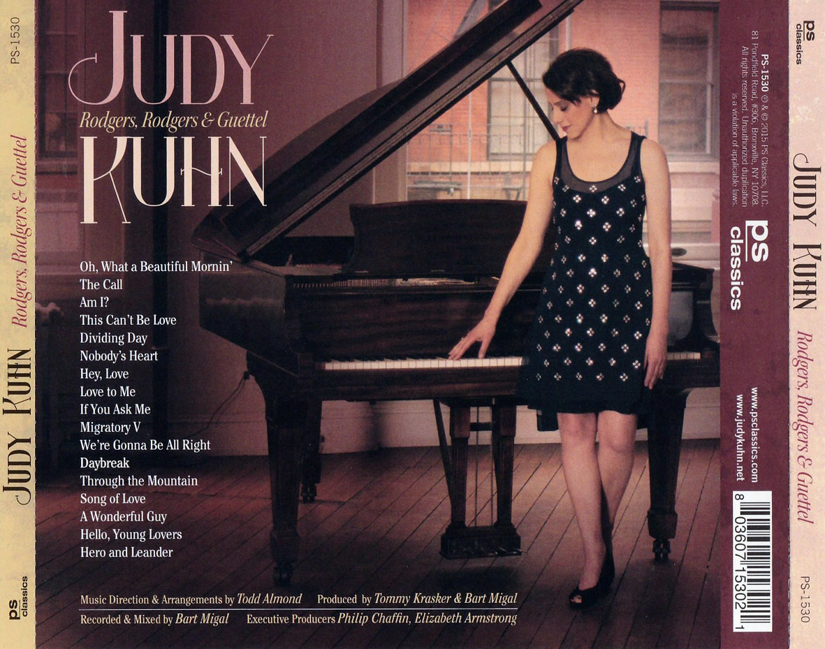 Cartula Trasera de Judy Kuhn - Rodgers, Rodgers & Guettel