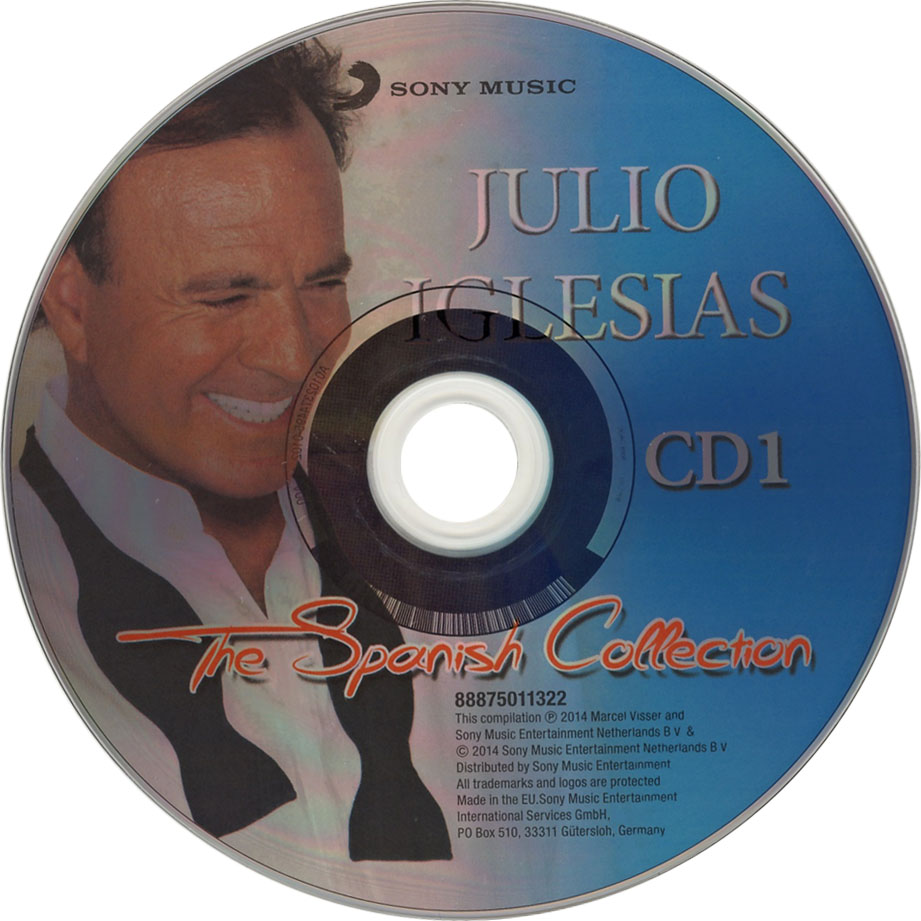 Cartula Cd1 de Julio Iglesias - The Spanish Collection