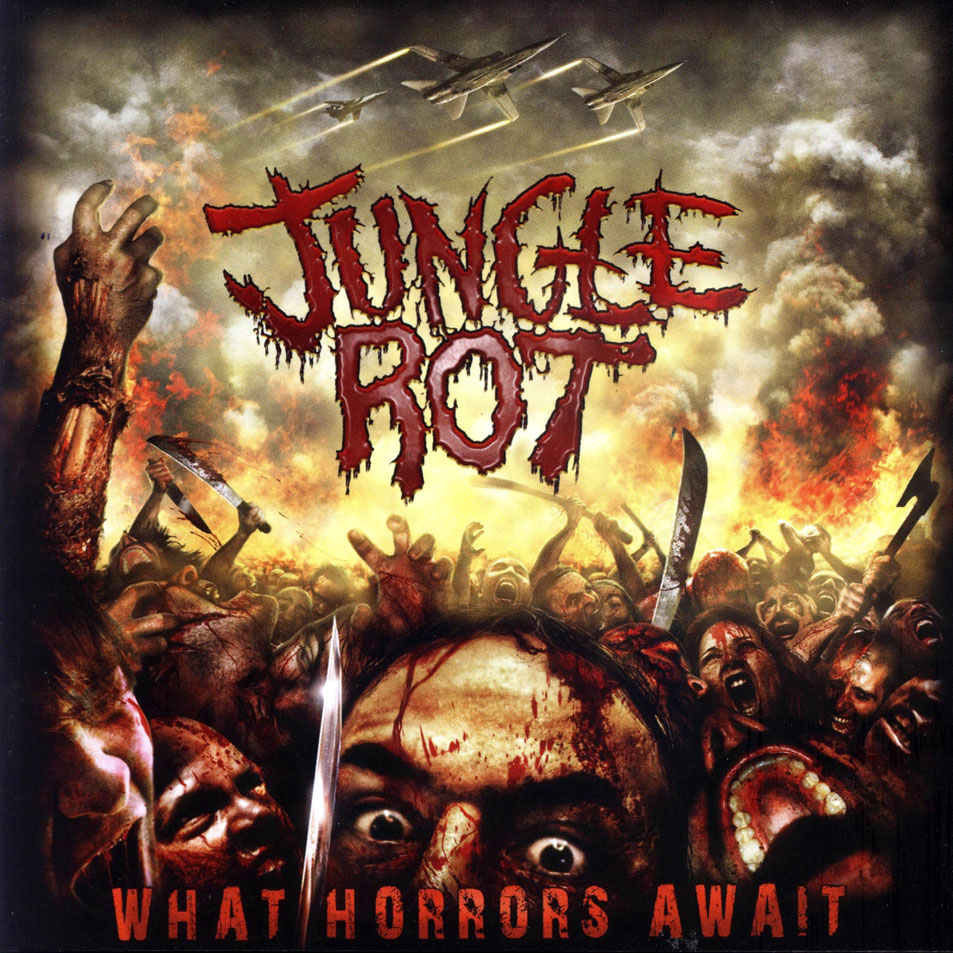 Cartula Frontal de Jungle Rot - What Horrors Await