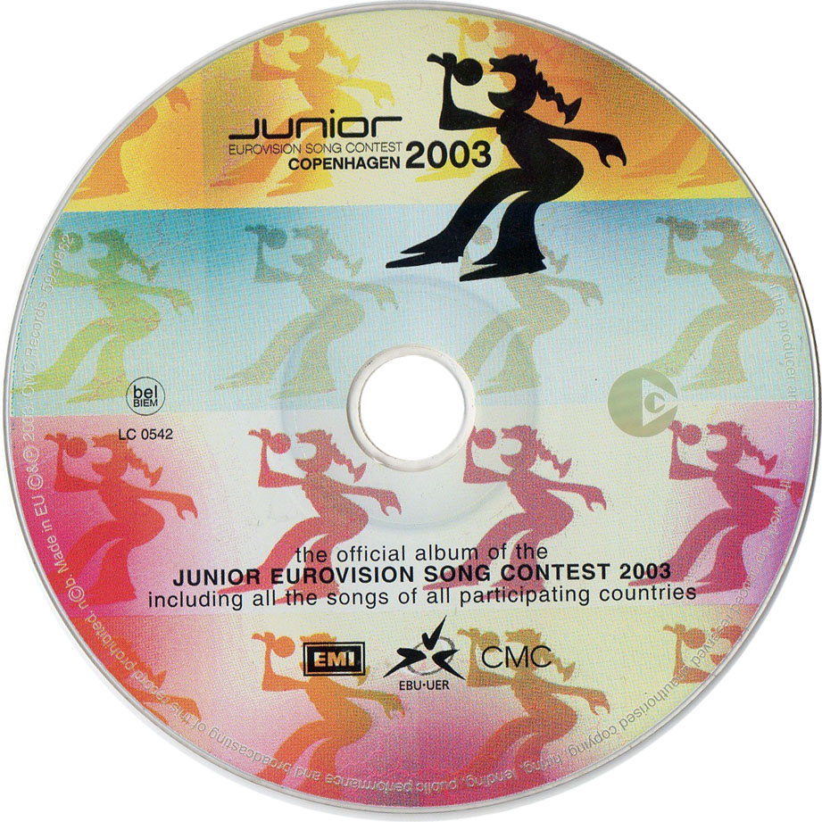 Cartula Cd de Junior Eurovision Song Contest 2003