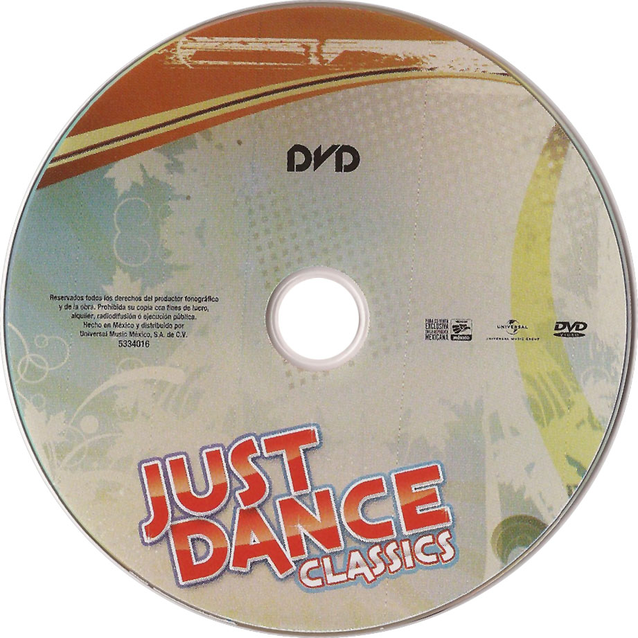 Cartula Dvd de Just Dance Classics