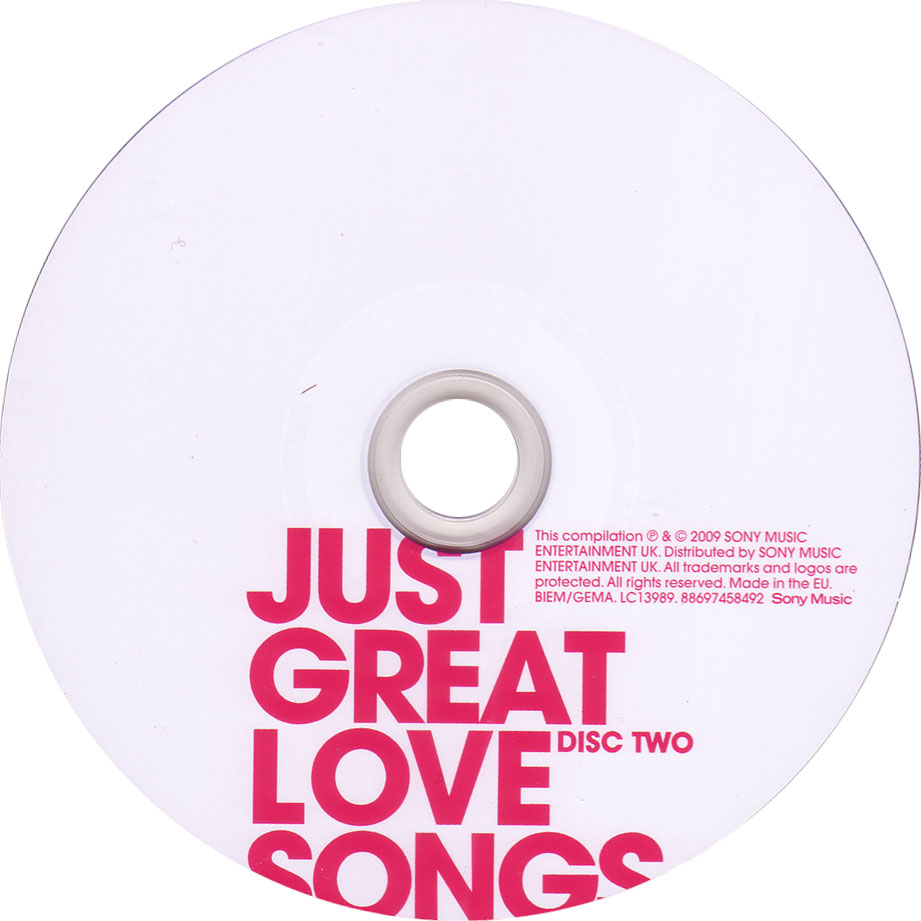Carátula Cd2 de Just Great Love Songs
