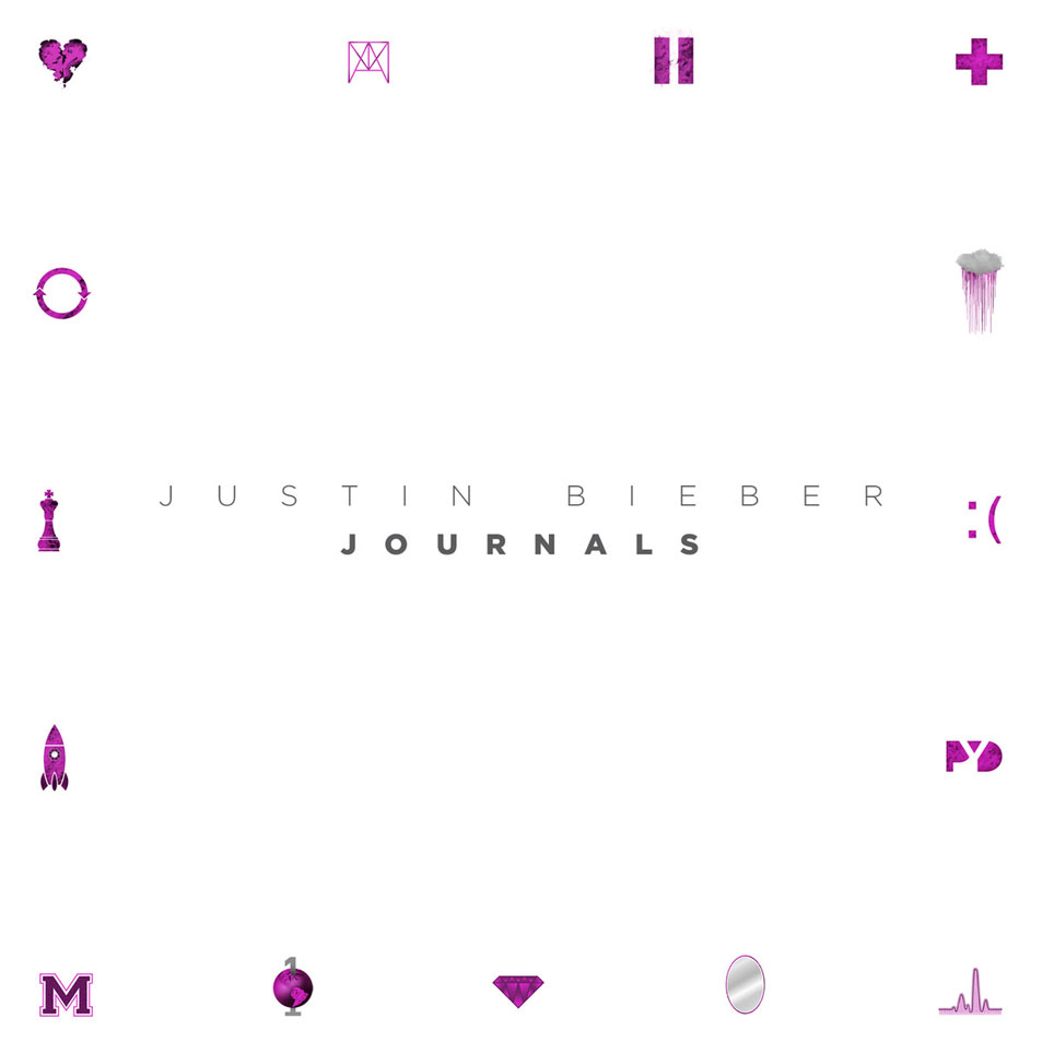 Cartula Frontal de Justin Bieber - Journals