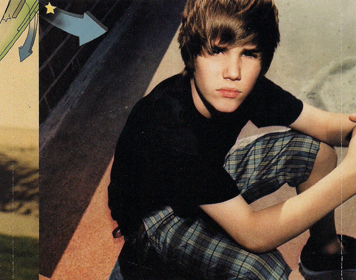 Cartula Interior Trasera de Justin Bieber - My World