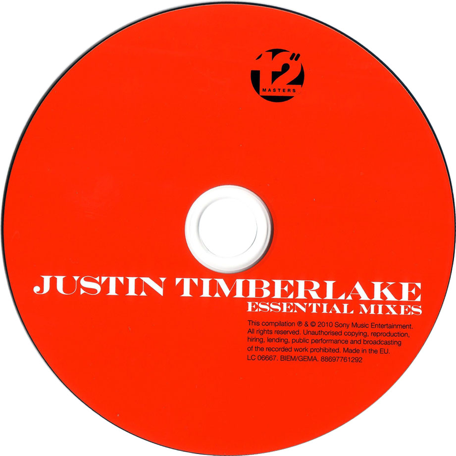 Cartula Cd de Justin Timberlake - Essential Mixes