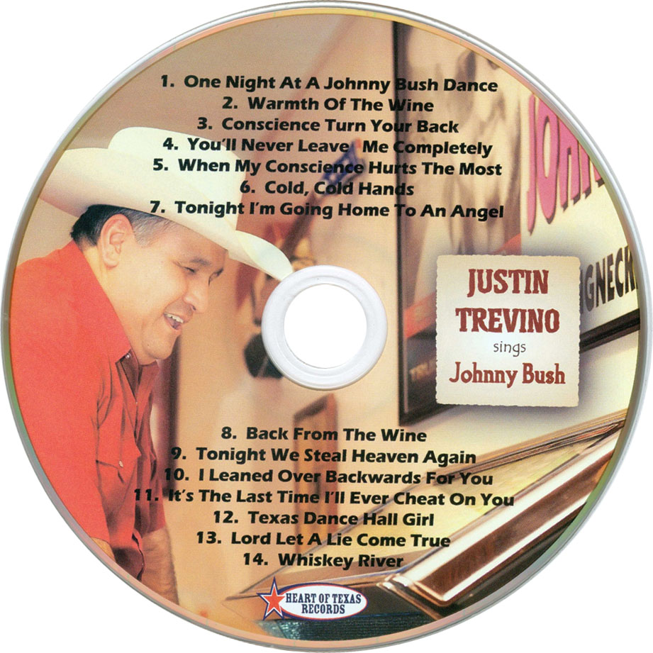 Cartula Cd de Justin Trevino - Sings Johnny Bush
