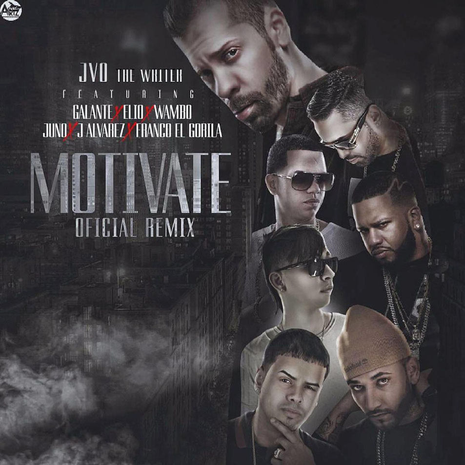 Cartula Frontal de Jvo The Writer - Motivate (Ft. Galante El Emperador, Juno The Hitmaker, J Alvarez & Franco El Gorila) (Cd Single)