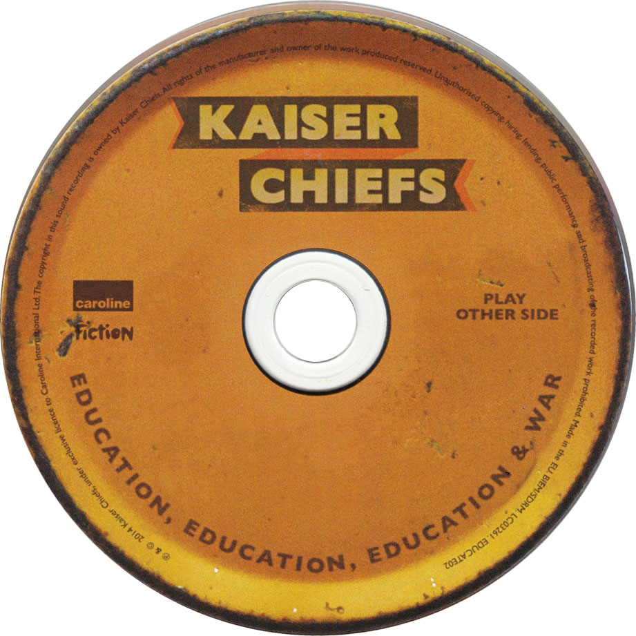 Cartula Cd de Kaiser Chiefs - Education, Education, Education & War
