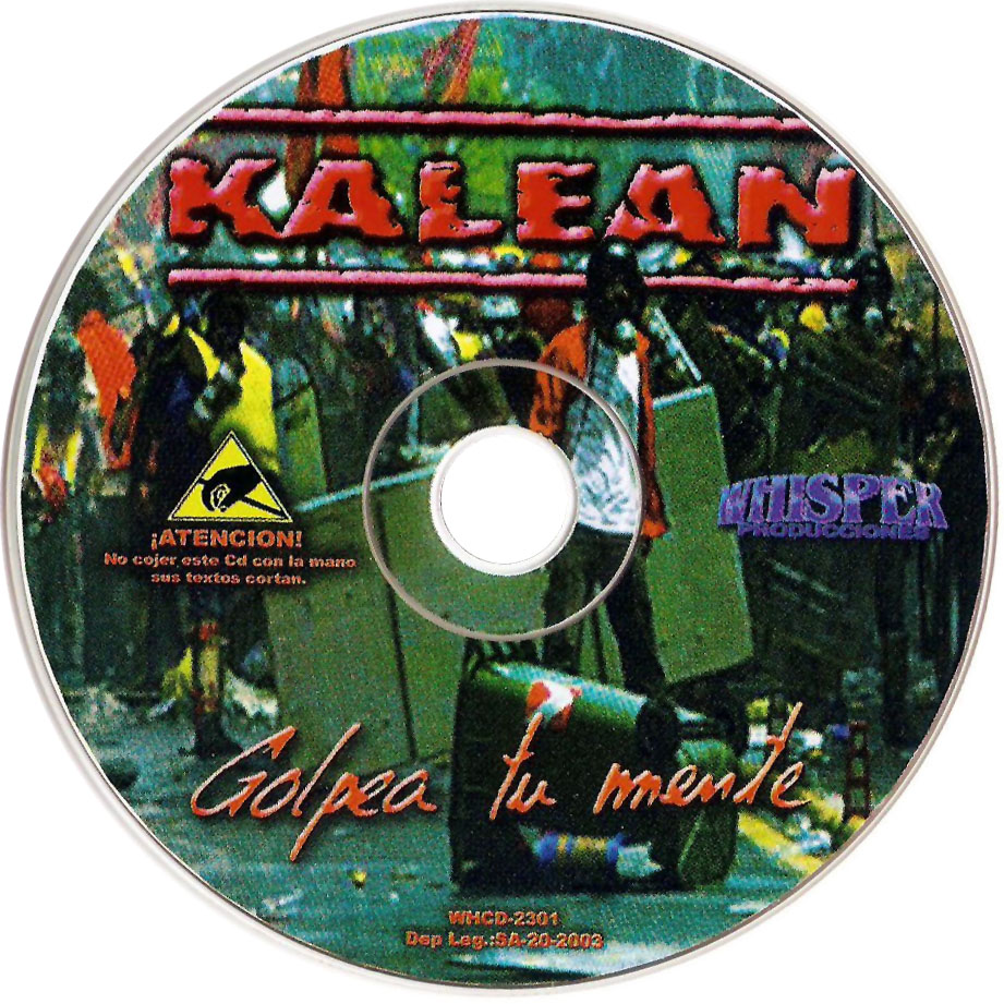 Cartula Cd de Kalean - Golpea Tu Mente