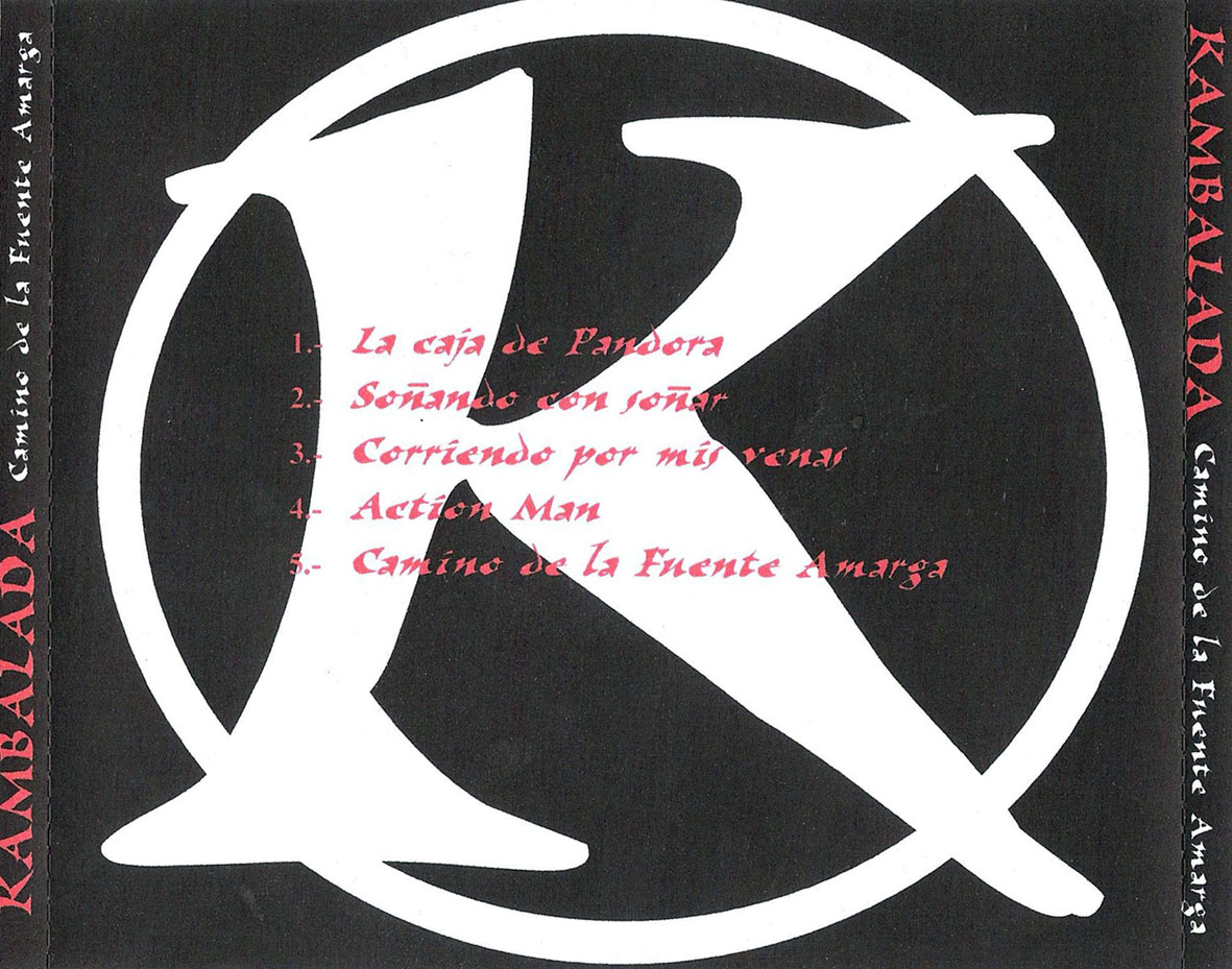 Cartula Trasera de Kambalada - Camino De La Fuente Amarga