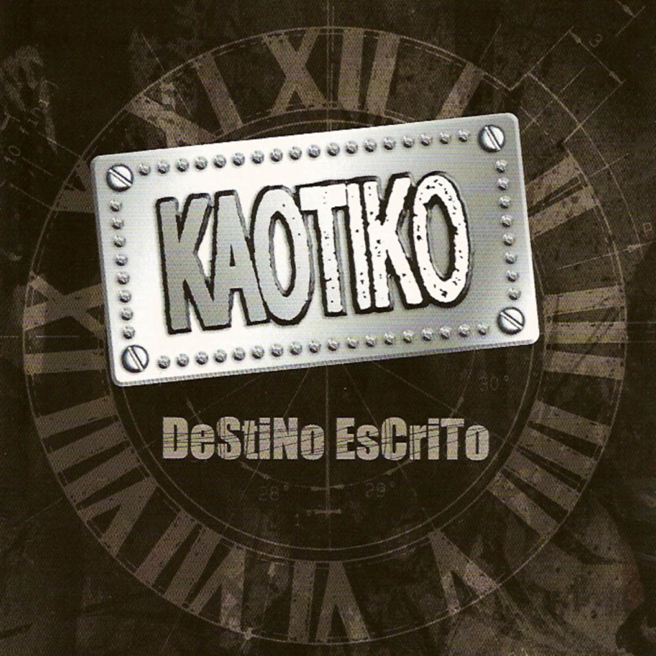 Cartula Frontal de Kaotiko - Destino Escrito