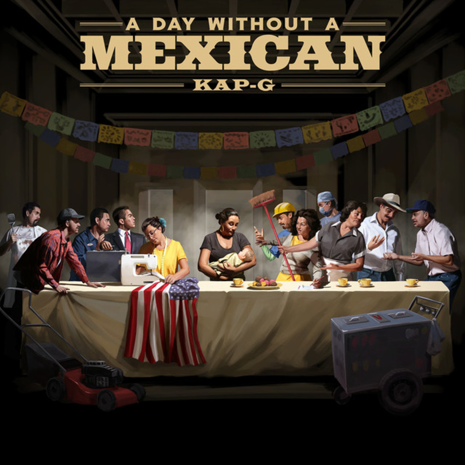 Cartula Frontal de Kap G - A Day Without A Mexican (Cd Single)
