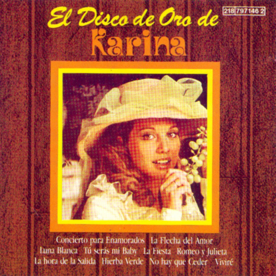 Cartula Frontal de Karina - El Disco De Oro De Karina