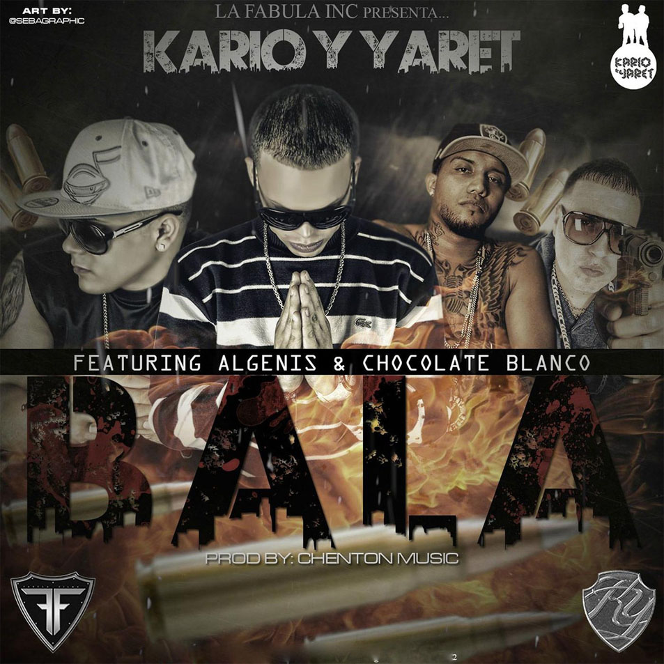 Cartula Frontal de Kario & Yaret - Bala (Featuring Algenis & Chocolate Blanco) (Cd Single)