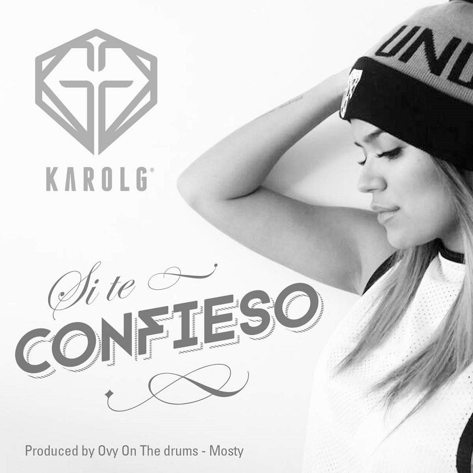 Cartula Frontal de Karol G - Si Te Confieso (Cd Single)