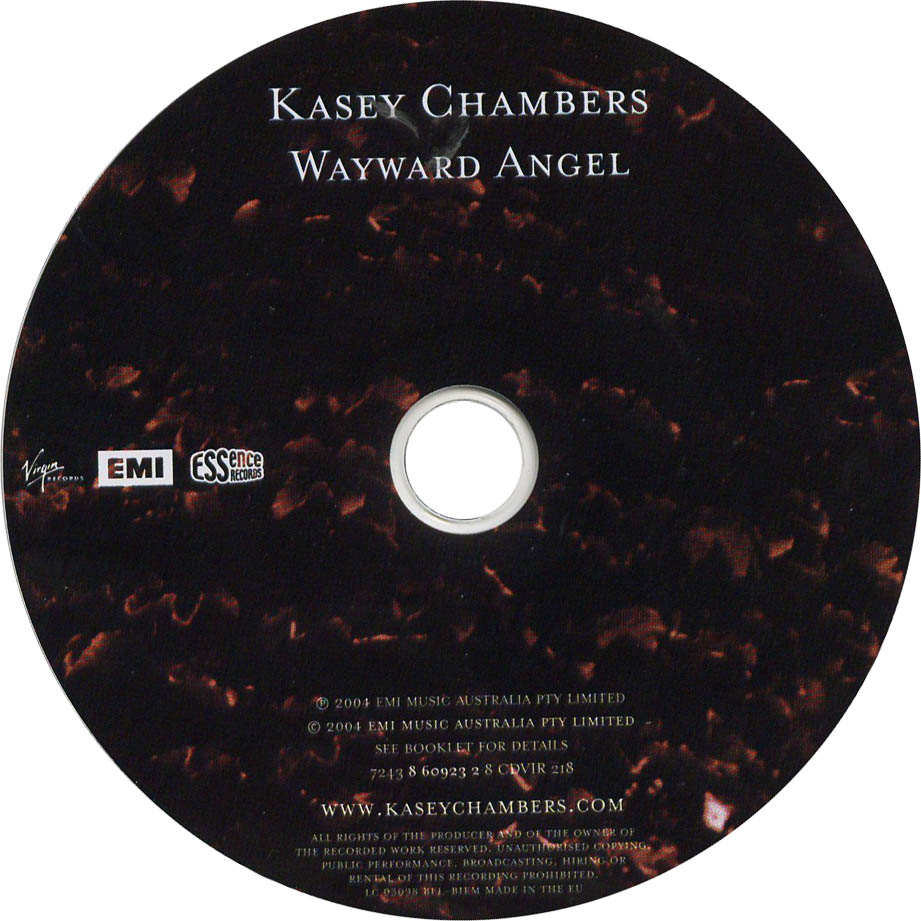 Cartula Cd de Kasey Chambers - Wayward Angel