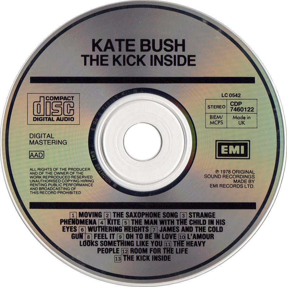 Cartula Cd de Kate Bush - The Kick Inside