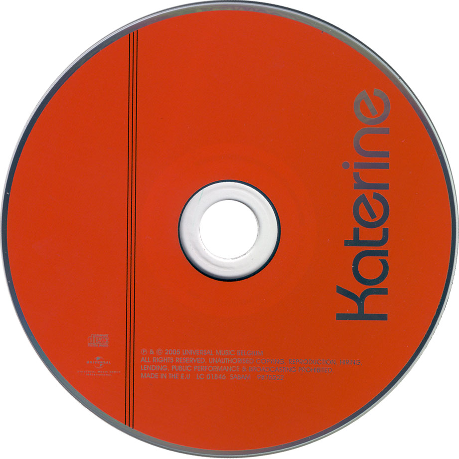 Cartula Cd de Katerine Avgoustakis - Katerine