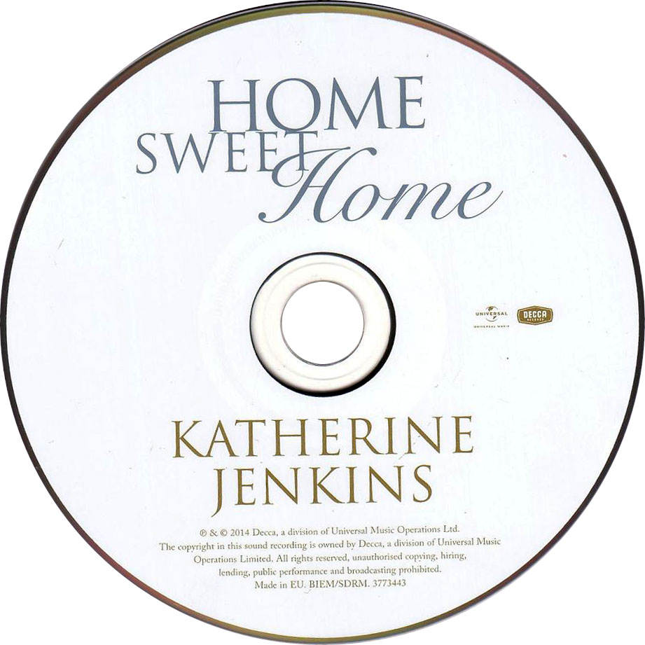 Cartula Cd de Katherine Jenkins - Home Sweet Home