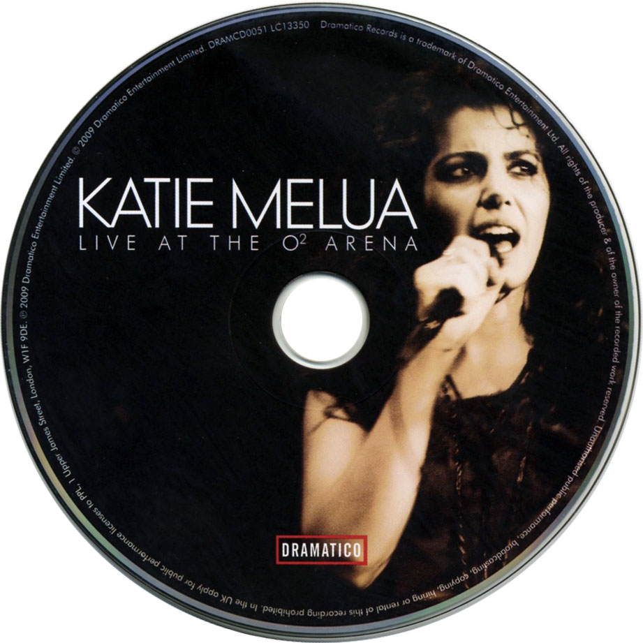 Cartula Cd de Katie Melua - Live At The O2 Arena