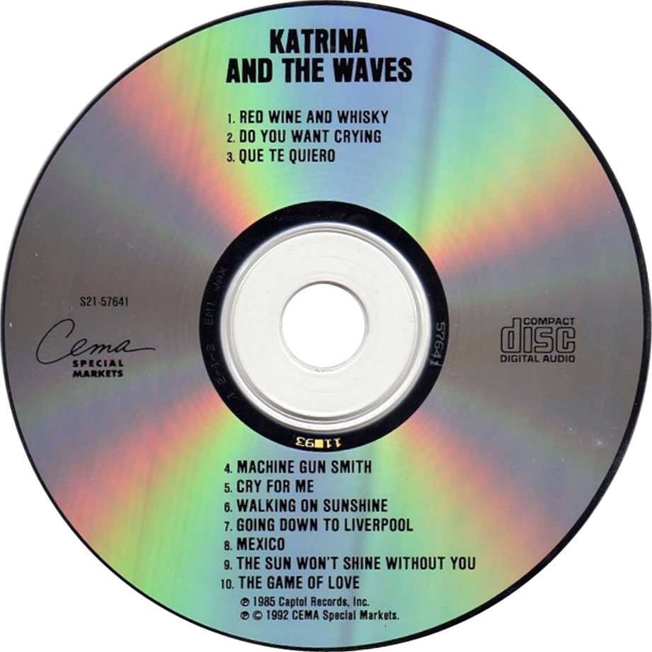 Cartula Cd de Katrina & The Waves - Katrina & The Waves