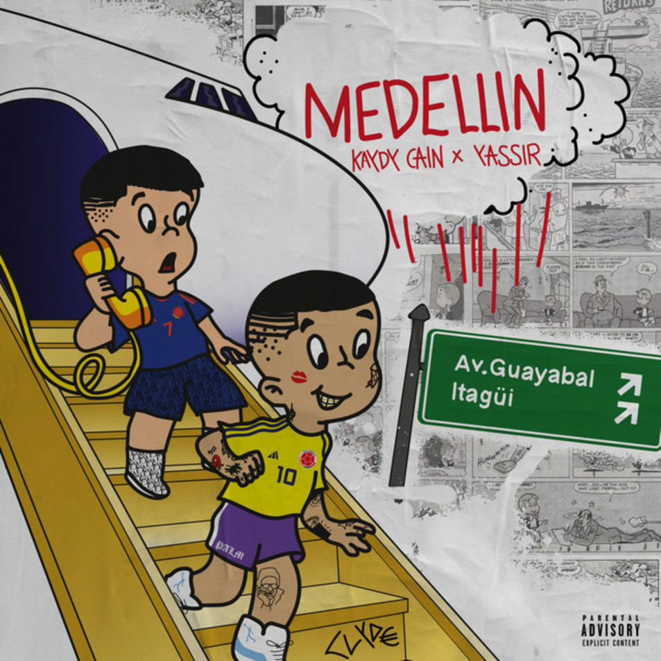 Cartula Frontal de Kaydy Cain - Medellin (Cd Single)