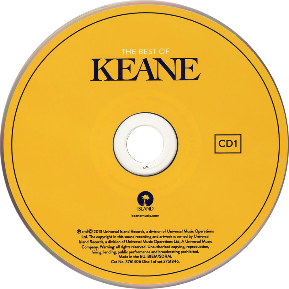 Cartula Cd1 de Keane - The Best Of Keane (Deluxe Edition)