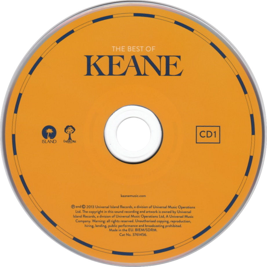 Cartula Cd1 de Keane - The Best Of Keane (Super Deluxe Edition)