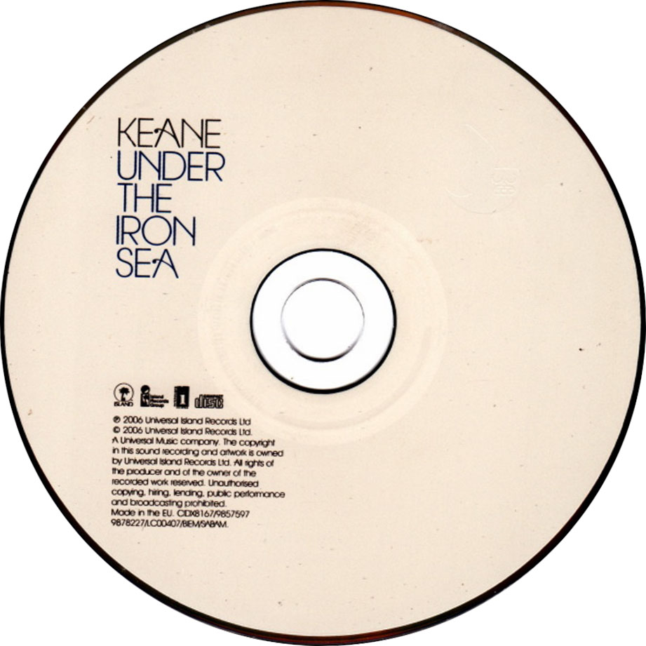 Cartula Cd de Keane - Under The Iron Sea (Limited Edition)