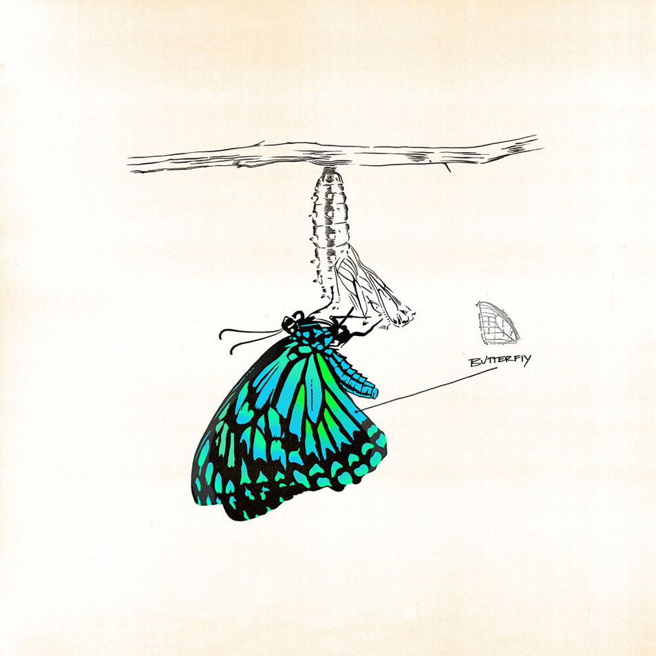 Cartula Frontal de Kehlani - Butterfly (Cd Single)
