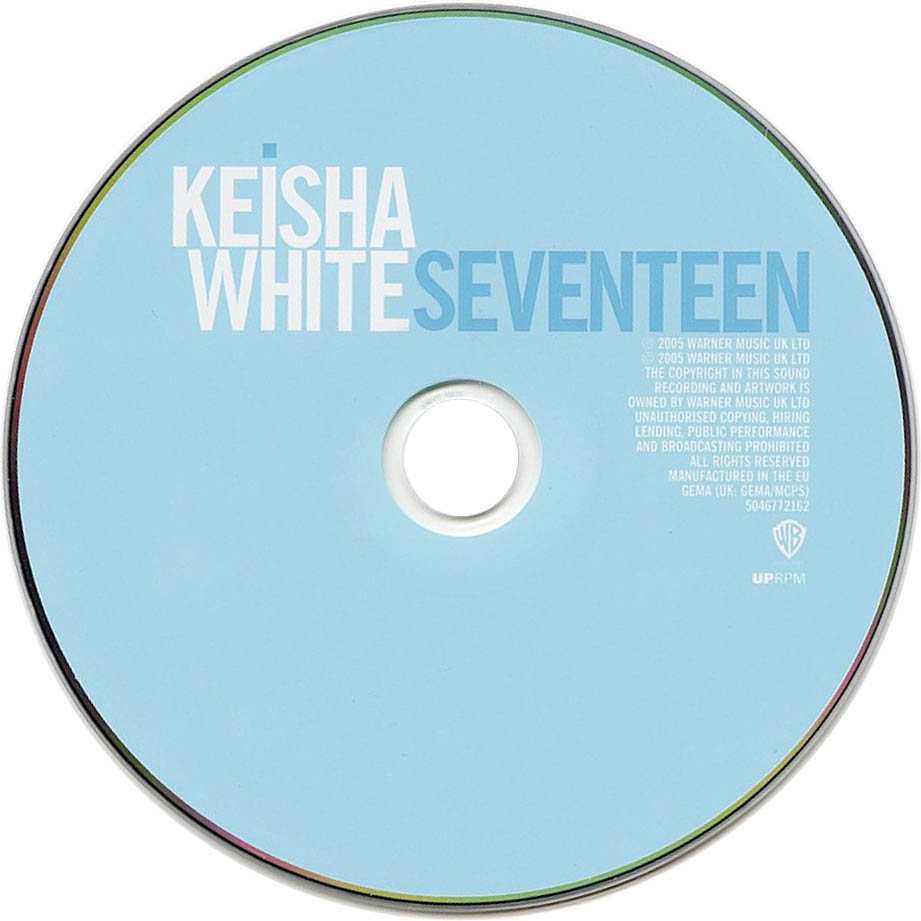 Cartula Cd de Keisha White - Seventeen