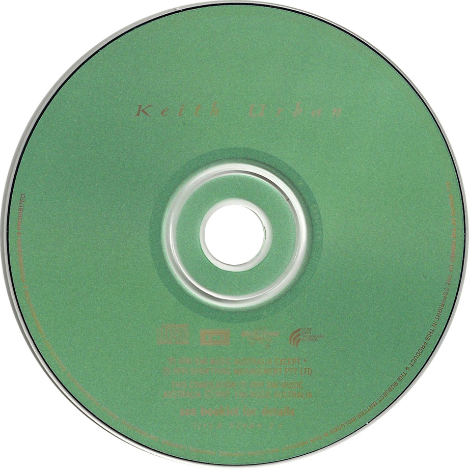 Cartula Cd de Keith Urban - Keith Urban