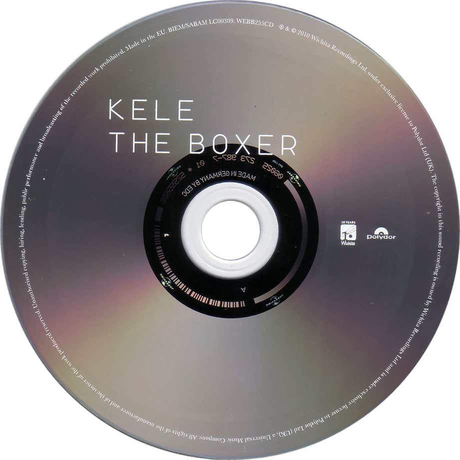 Cartula Cd de Kele - The Boxer