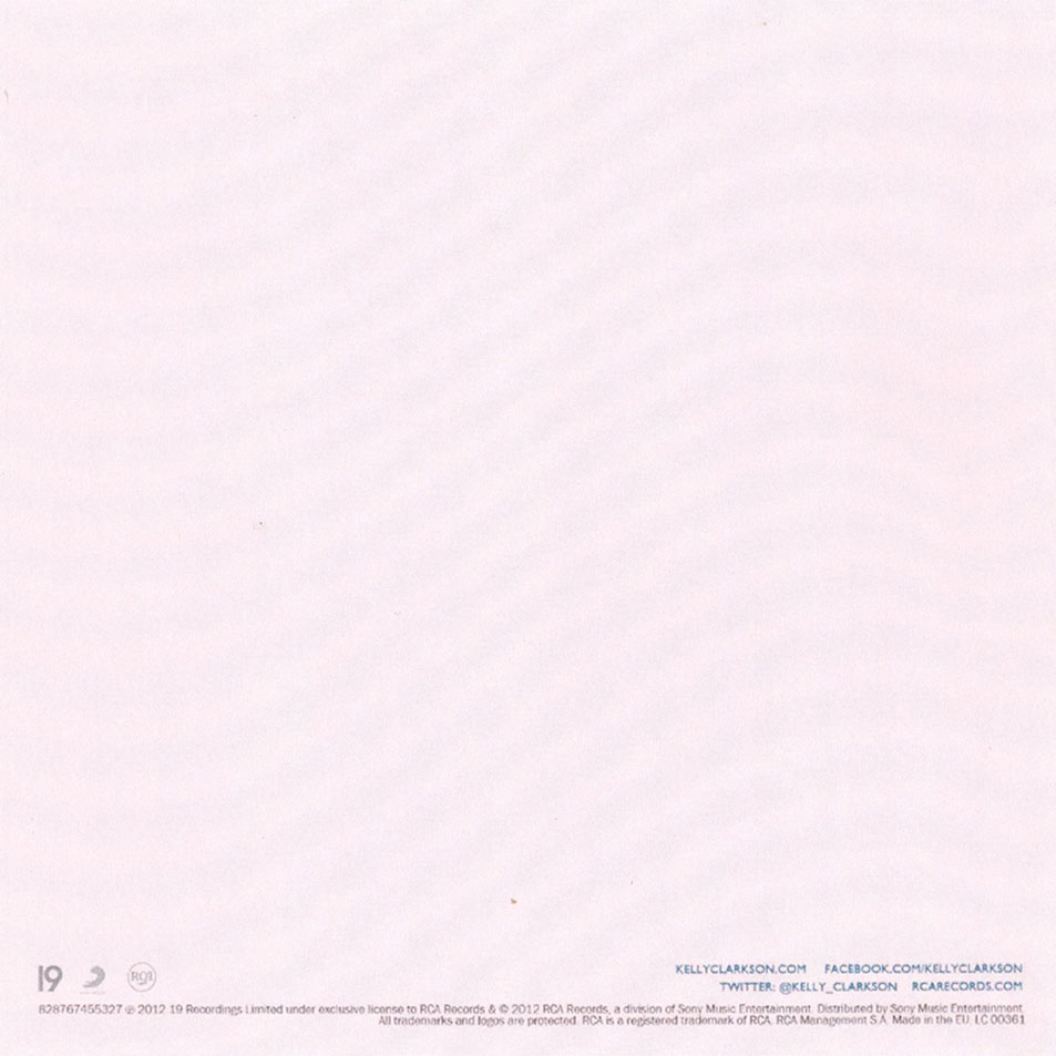 Cartula Interior Frontal de Kelly Clarkson - Don't Rush (Featuring Vince Gill) (Cd Single)