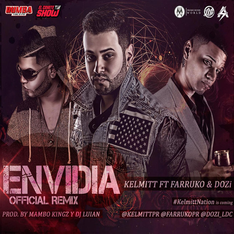 Cartula Frontal de Kelmitt - Envidia (Featuring D.ozi & Farruko) (Remix) (Cd Single)