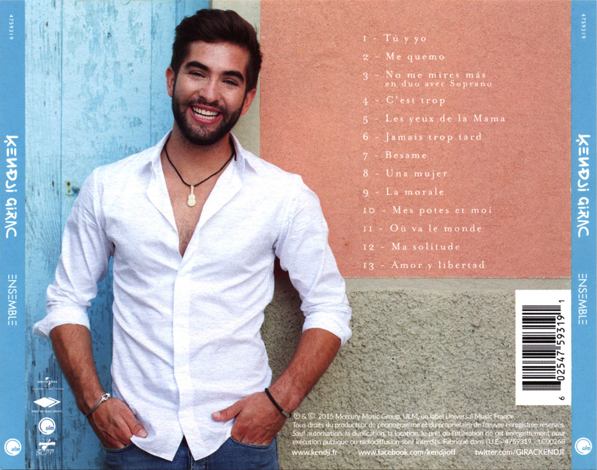 Caratula Trasera De Kendji Girac Ensemble Portada